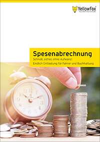 Broschuere automatische Spesenabrechnung
