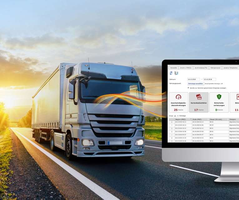 Fernauslesen Digitaler Fahrtenschreiber Tachodatenmanagement