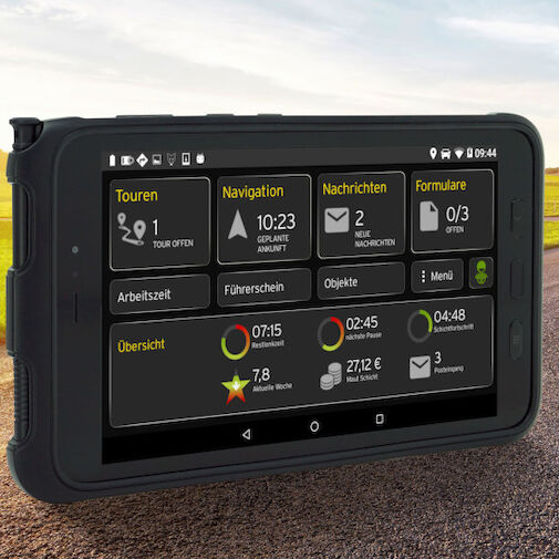 Samsung Knox Zertifikate 8 Zoll Telematik Display YellowTabPro
