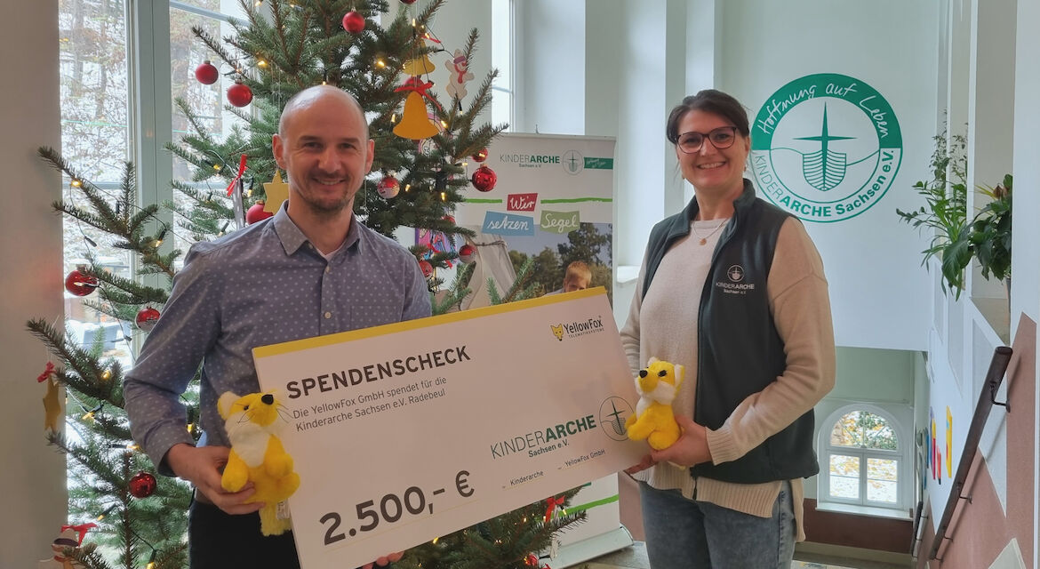 Yellowfox Spendet Kinderarche Sachsen