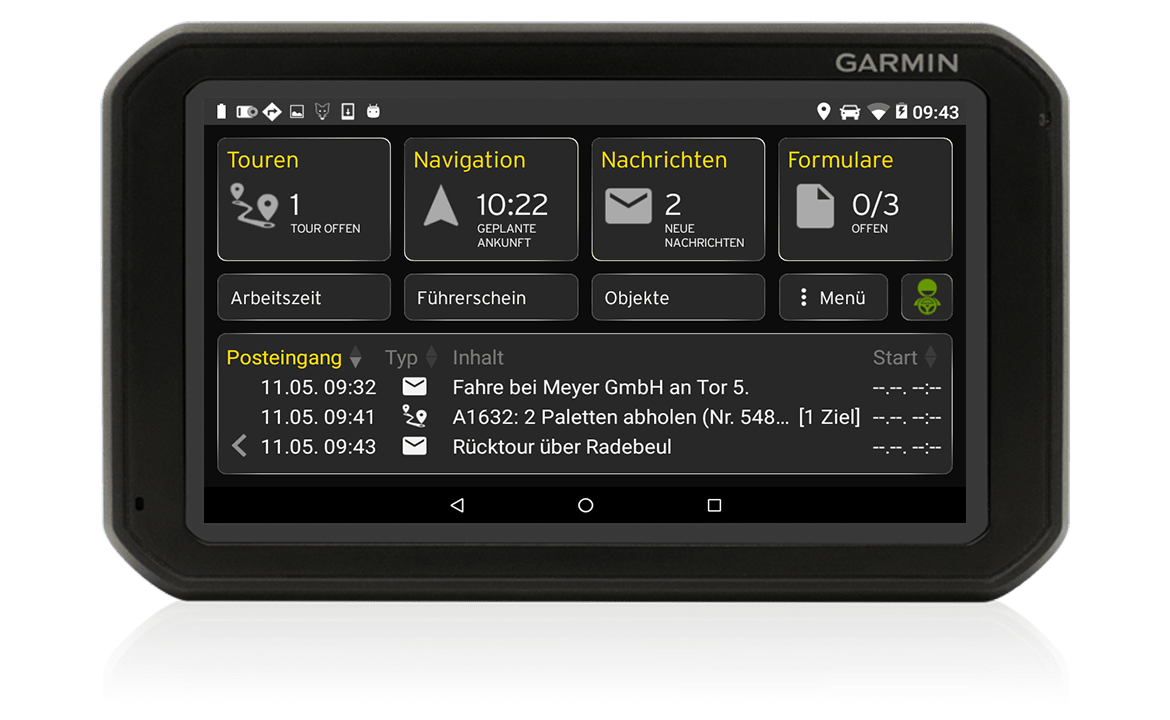 Subunternehmerlizenzen Yellowfox Garmin