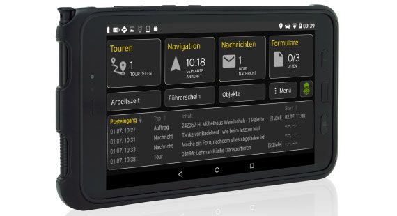 Moderne Kommunikation mit Samsung Tab