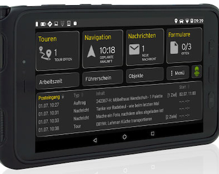 Moderne Kommunikation mit Samsung Tab