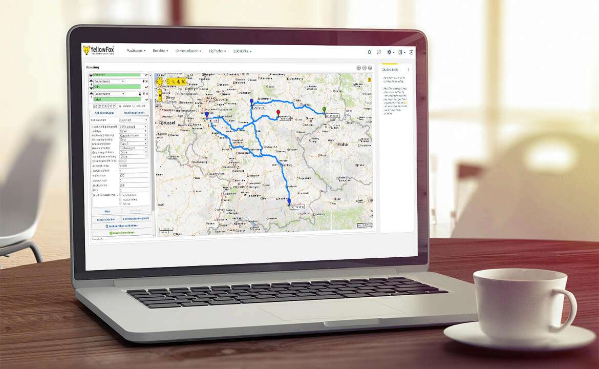 Truckrouting mit Reihenfolgeoptimierung und Mautberechnung